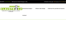 Tablet Screenshot of claustralu.fr